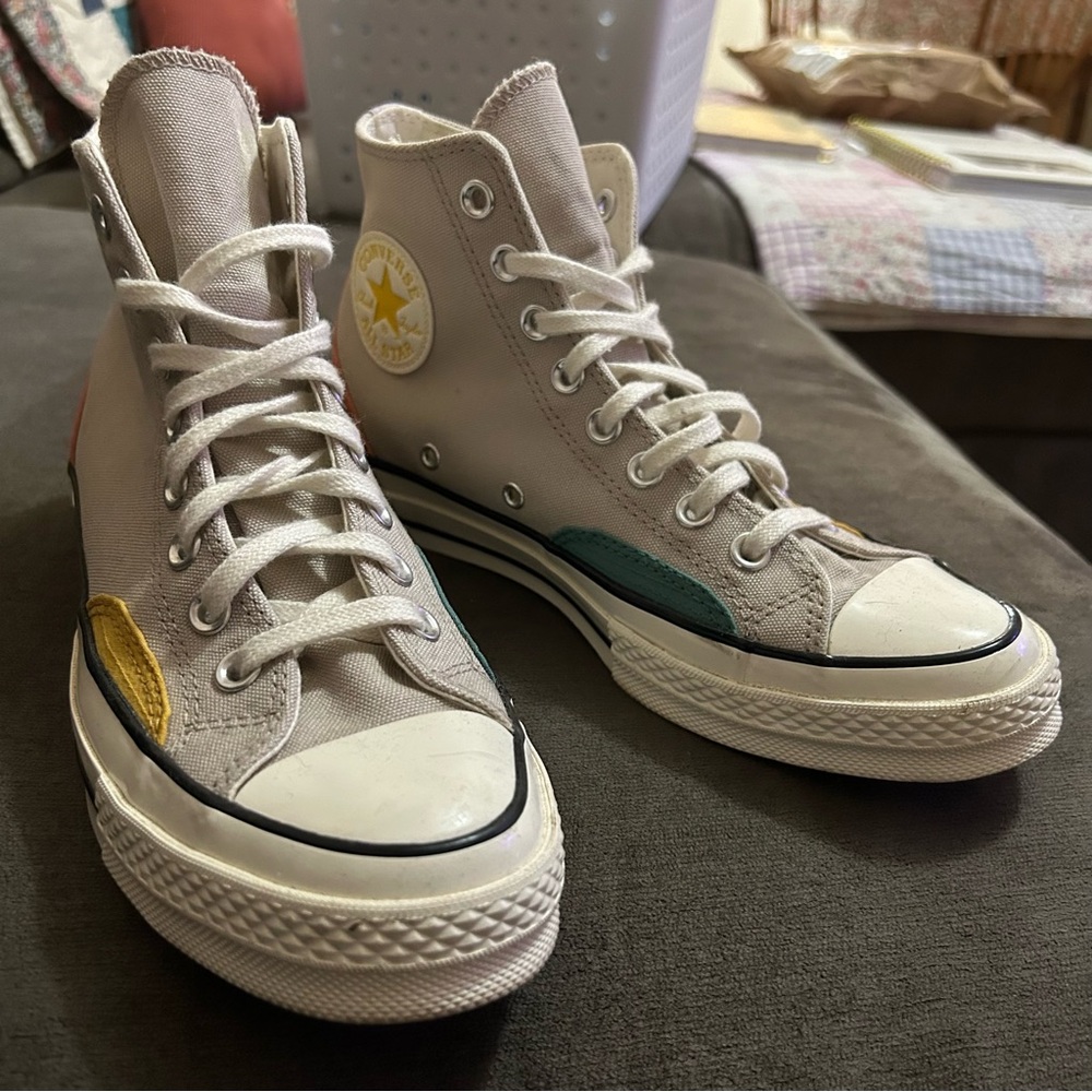 Multicolor Converse High Tops